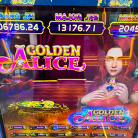 Nouvelle machine d'arcade à pièces tendance de 32 pouces, double écran, Golden Alice, jeu de compétences pour 2 joueurs, prix d'usine garanti