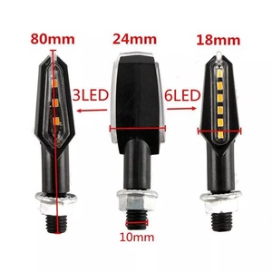 Gran oferta, piezas de sistemas de iluminación para motocicletas, luz LED de señal de giro CBR125, luces indicadoras de señal de giro LED de doble cara <span class=keywords><strong>CBR125R</strong></span> - Product Image 3