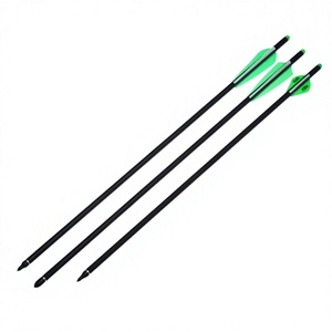 Flecha de carbono mixto para ballesta, diámetro interior 7.6mm, diámetro exterior 8.8mm, cola en forma de media luna, flecha corta para práctica de tiro con arco al aire libre - Product Image 3