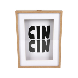 Moderna Caja de Madera MDF Personalizable con Frente de Vidrio para Guardar Corchos de Vino, Decoración para el Hogar u Oficina, Alcancía de Madera - Product Image 2