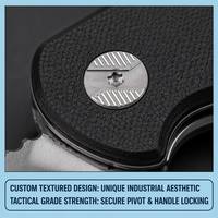 Sekrup Baja Anti Karat Metrik M3.5, Sekrup Chicago dengan Penggerak Torx, Kepala Knurled Dekoratif, Sekrup Pengikat, Sekrup Pisau Kulit
