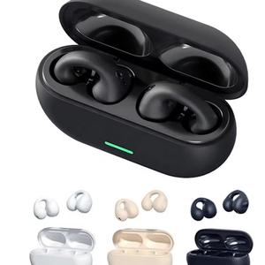 Auriculares Inalámbricos T75 con Clip para Oreja, BT 5.3, Resistentes al Agua, Sonido Envolvente 3D, Bajos, Auriculares de Conducción Ósea - Product Image 1