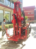 Foreuse hydraulique pour puits d'eau, montée sur tracteur et entraînée par une prise de force (PTO), pour l'approvisionnement en eau des élevages et des particuliers