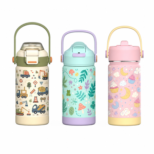 Borraccia Termica Hong Ling 304 18/8 in Acciaio Inossidabile per Bambini, Personalizzabile con Logo e <span class=keywords><strong>Disegno</strong></span>, con Cannuccia - Product Image 4
