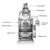 Machine d'emballage automatique multi-voies pour sachets de poudre d'électrolytes et de suppléments énergétiques, 6 lignes, pour poudre d'hydratation