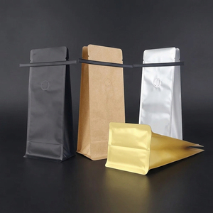 Sachet d'emballage kaki recyclable à impression héliogravure <span class=keywords><strong>de</strong></span> qualité supérieure, à huit soudures latérales, pour <span class=keywords><strong>café</strong></span> moulu <span class=keywords><strong>et</strong></span> noix - Product Image 6