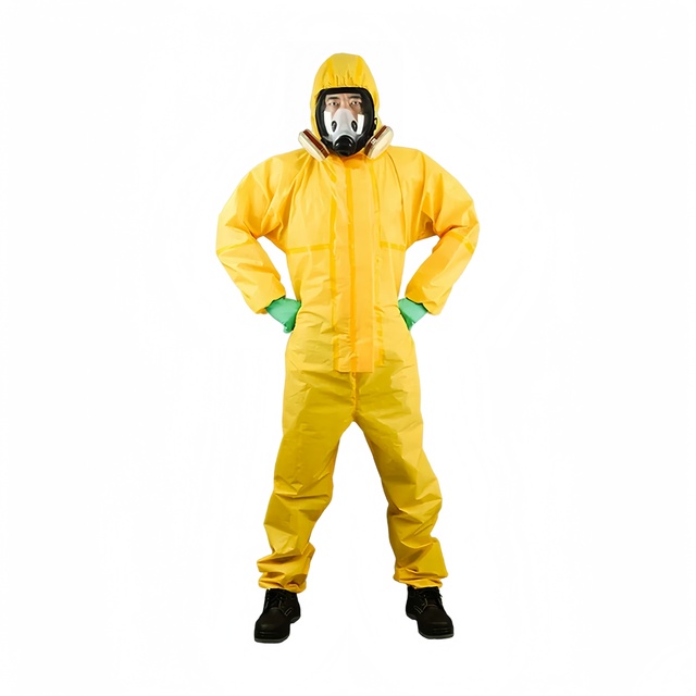 Industrial Chemical Protective Coverall OEM Service Painting Working Jumpsuit Anti Acid Safety Coverall Protective Clothing