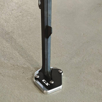 Béquille latérale de moto en alliage d'aluminium pour BMW F450GS 2026, support de béquille, pied de support, argent/noir, nouvelle arrivée