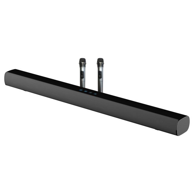 2.0CH Bluetooth Soundbar with Remote Control & Karaoke Function for TV & Entertainment