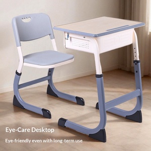 Table d'étude pour enfants, mobilier de classe pas cher, table d'étude, ensemble bureau et <span class=keywords><strong>chaise</strong></span> réglables pour lycéens, table pour enfants - Product Image 1