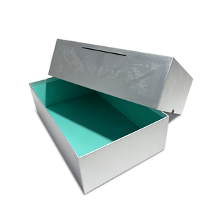 Boîte coulissante magnétique futuriste avec fenêtre ronde |   Boîte cadeau écologique réutilisable sur le thème de l'espace |   Emballage haut de gamme pour jouets/produits de beauté - Product Image 2