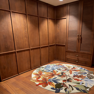 Armoire de style moderne du milieu du siècle avec portes sculptées en os, armoire de rangement vintage pour chambre à coucher, armoire rétro Itchen-abinets Ardrobe - Product Image 6