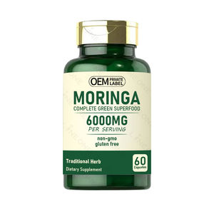 Odm/Oem Groothandel Moringa Capsules Organische Kruidenenergie En Immuniteit Ondersteuning Niet Gmo Plant Gebaseerde Capsules Van Indiase Exporteur - Product Image 1