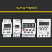 Interruptor de Control de Tiempo Real con Pantalla, 110v 220v 15amp 30a, Temporizador Digital Programable Semanal Multifuncional de 50-60Hz