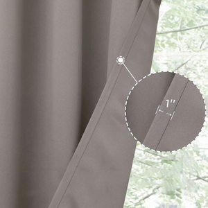 Lussuose <span class=keywords><strong>tende</strong></span> oscuranti <span class=keywords><strong>rosso</strong></span> <span class=keywords><strong>bordeaux</strong></span> termoisolanti riduzione del rumore con tascabili tascabili per camera da letto - Product Image 3