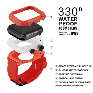 Étui en alliage étanche Kinggard avec protection d'écran <span class=keywords><strong>3</strong></span> ATM pour téléphone et montre Series 7 45 <span class=keywords><strong>mm</strong></span> - Product Image 6