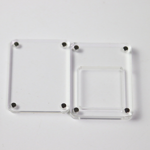 Kim Cương Lỏng Lẻo Hiển Thị Box Hiện Trường Hợp Đá Quý Bao Bì Trường Hợp <span class=keywords><strong>Acrylic</strong></span> Từ Đá Quý Chủ Màu Đen Và Trong Suốt - Product Image 2