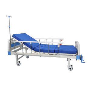 Manual Patient Bed Examination Couch ICU Emergency Emergency Treatment <strong>Table</strong> 2 <strong>Crank</strong> Hospital Bed for Clinic and Hospital - Product Image 6