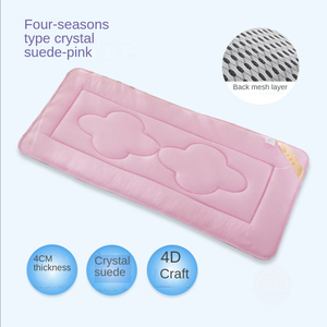 Protector de colchón para cuna impermeable, cubierta de cama para acampar, viajes, bambú, 60x120, almohadillas plegables 95X65, colchones para bebés - Product Image 2