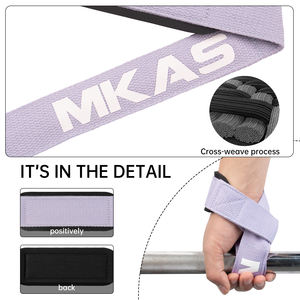 MKAS, venta al por mayor, gimnasio, Fitness, levantamiento de pesas, correas de muñeca delicadas, entrenamiento, levantamiento de pesas, correas de bofetada - Product Image 5