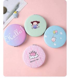 Wholesale Metal Folding <b>Small</b> <b>Mirror</b> Custom Double-sided Clamshell Round <b>Mirror</b> With Logo Handy Makeup <b>Mirror</b> - Product Image 2