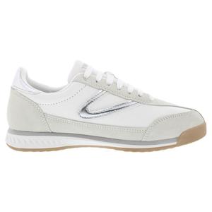Zapatos Deportivos para Mujer Tretorn Rawlins Metallic, Color Blanco Plateado - Product Image 2