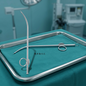 Dispositifs médicaux Magill Instruments chirurgicaux approuvés CE Source d'alimentation manuelle jetable Tube d'aspiration Magill en basse quantité minimale de commande - Product Image 3