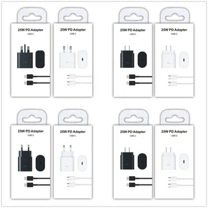 Cantell 258B USB C adattatore EU UK US spina blocco 25w pd adattatore super veloce per Samsung <span class=keywords><strong>Galaxy</strong></span> S23 <span class=keywords><strong>S22</strong></span> S21 <span class=keywords><strong>Ultra</strong></span> - Product Image 3