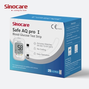<span class=keywords><strong>Glucomètre</strong></span> Sinocare Safe AQ Pro I haute précision <span class=keywords><strong>avec</strong></span> bandelettes de test pour le diabète - Product Image 2