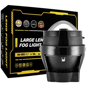 Feux antibrouillard blancs super lumineux, nouveaux phares antibrouillard Bi-LED personnalisés pour voiture, lentille de projecteur LED de 3 pouces pour accessoires intérieurs de voiture - Product Image 2