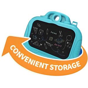 Penjualan Terbaik 2 In 1 papan menulis dan melukis proyeksi ruang meja gambar dengan kotak penyimpanan mainan kartun papan gambar - Product Image 2