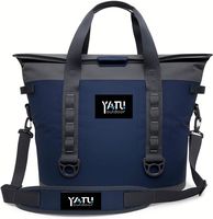 Individuelles Logo 24L Auslaufsichere Isolierte Kühltasche Weiche Picknick-Tragetasche für 30 Dosen Thermische Lunchbox für Outdoor-Camping Großhandel