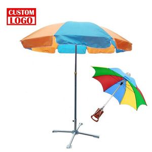 Robuste Grande Lumière Extérieure Parapluie Glands Étanche Oxford Tissu En Acier Inoxydable En Alliage D'aluminium Cadre Portable Plage - Product Image 1