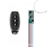 Télécommande sans fil universelle 433 MHz pour portes de garage, émetteur à code roulant 4 boutons, contrôleur de portail 3V RF sans fil
