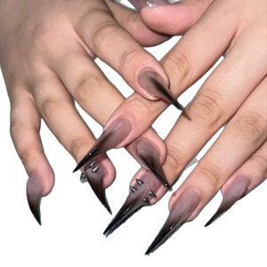 Uñas postizas acrílicas al por mayor hechas a mano con diseño de garra de animal, blancas y esponjosas, de dragón, águila, o pata de gato, reutilizables, largas, cortas, uñas personalizadas - Product Image 1