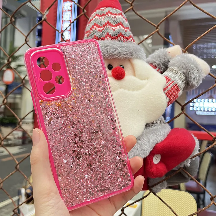 Epoxy glitter design Mobile Cover Protective Fashion New mobile phone case for samsung A03 A13 A23 A33 A01 A04