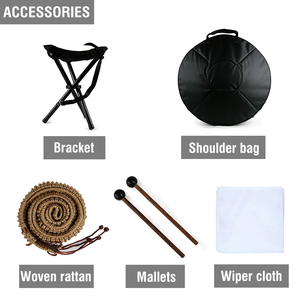 Handpan d'Usine en Acier 22 Pouces 9 10 12 14 Notes en Ré <span class=keywords><strong>Mineur</strong></span> 432hz 440hz Logo Personnalisé Gratuit Tambour à Languettes à Percussion - Product Image 2