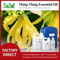 Huile Essentielle Pure d'Ylang-Ylang Naturelle Distillée à la Vapeur pour l'Aromathérapie, Cosmétiques, Mélange de Bougies et de Parfums – Approvisionnement en Gros Direct Usine