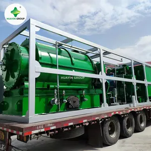 Skid Mounted Pyrolysis Machine 500kg/Batch Waste Plastic Recycling Machine to Oil Price