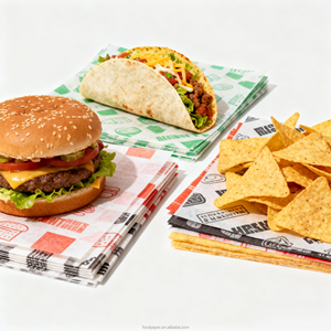 Wholesale Custom Printed Waterproof PE Coated <b>Brown</b> Kraft <b>Paper</b> Sheets Food Grade Greaseproof Disposable Biodegradable <b>Wrap</b> - Product Image 1