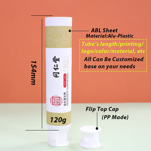 120g vente en gros doux presser personnalisé <span class=keywords><strong>Alu</strong></span>-plastique <span class=keywords><strong>Tube</strong></span> emballage feuille ABL avec capuchon rabattable pour dentifrice et cosmétique - Product Image 2