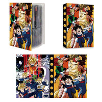 Album à 4 pochettes pour cartes de collection Anime Dragons Balls, classeur pour cartes à collectionner, capacité de stockage de 240 cartes, livre de collection de grande capacité pour cartes de jeu TCG