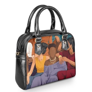 Borse di Lusso di Design dal Disegno Unico per Soddisfare le Tue Preferenze Borsa a Spalla Elegante e Raffinata da Donna in Pelle Nera per Feste e Lavoro Borsa a Mano Tote Satchel - Product Image 2