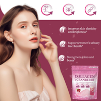 Mélange de poudre de canneberge pour boisson, marque privée OEM, soutien immunitaire naturel, santé urinaire, fermeté de la peau, gestion de l'énergie
