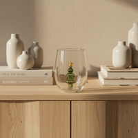 Verre à boire créatif moderne en forme d'œuf, motif arbre de Noël ajouré vert, réutilisable, compatible lave-vaisselle, à paroi simple, pour décoration de Noël à la maison