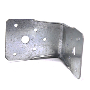 Connecteur en bois personnalisé, acier galvanisé, support d'<span class=keywords><strong>angle</strong></span> à 90 degrés avec <span class=keywords><strong>double</strong></span> nervure de renforcement - Product Image 4