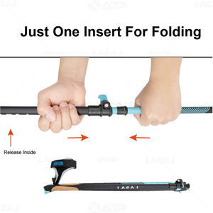 Bâtons <span class=keywords><strong>de</strong></span> <span class=keywords><strong>ski</strong></span> <span class=keywords><strong>de</strong></span> fond XATP, nouveau design nordique, sangle <span class=keywords><strong>de</strong></span> poignet à clip, 3K, 100% <span class=keywords><strong>carbone</strong></span>, légers, pour la randonnée et le <span class=keywords><strong>ski</strong></span> <span class=keywords><strong>de</strong></span> fond - Product Image 4