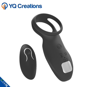 Mainan Seks Dewasa Silikon Lembut dengan Kontrol Remote yang Dapat Disesuaikan, Cincin Penis Bergetar Kuat untuk Pembesaran Penis Pria - Product Image 3