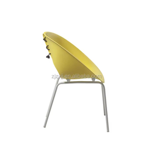 Chaise de salle à manger moderne en plastique jaune, légère et durable pour <span class=keywords><strong>restaurant</strong></span> - Product Image 5