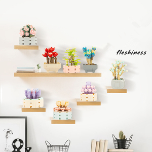 Plantes en pot de fleurs succulentes, Cactus Gypsophila, bonsaï, arbres, blocs de construction romantiques, modèle classique, briques, kit de jouets pour enfants - Product Image 2